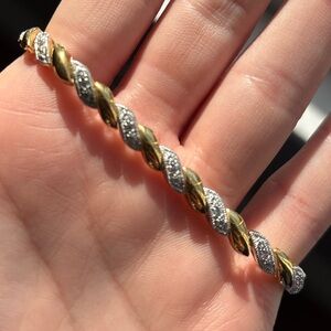 Gold and Silver Women's Bracelet